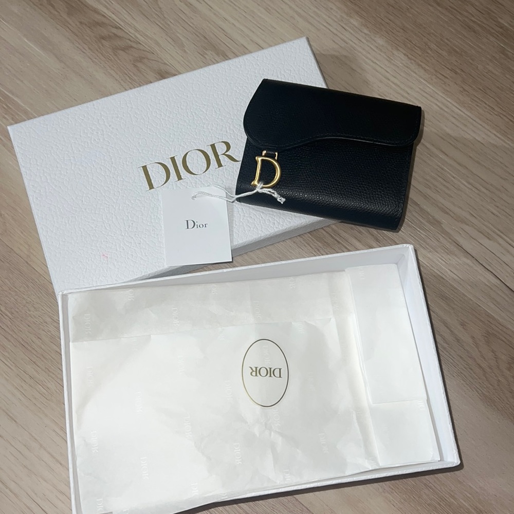 Christian Dior saddle medium wallet
